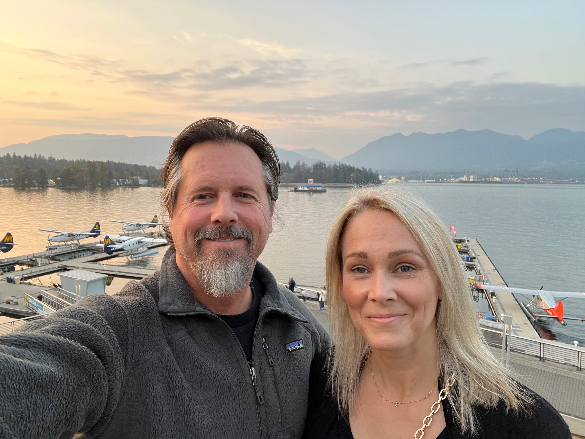 Rob and Amy in Vancouver